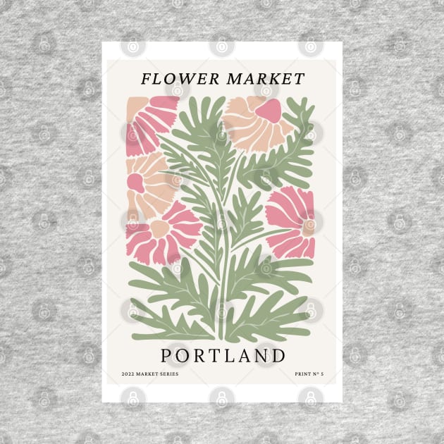 Portland Flower Market Botanical by mystikwhale